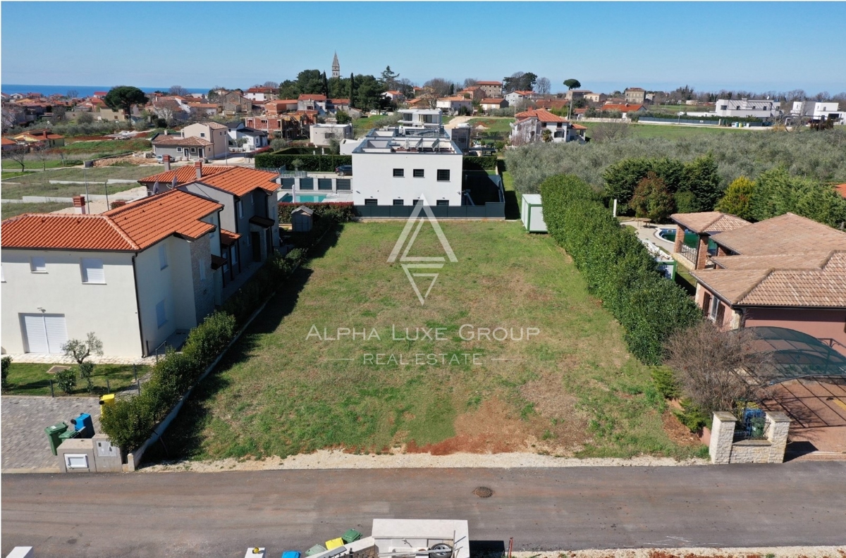 Kaštelir, Istria: Terreno edificabile 940 m² vista mare