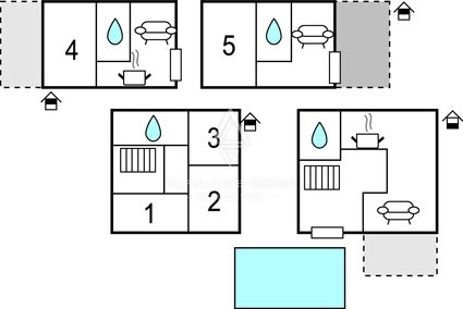 Medulin - Residenza multifamiliare con piscina e appartamenti rinnovati