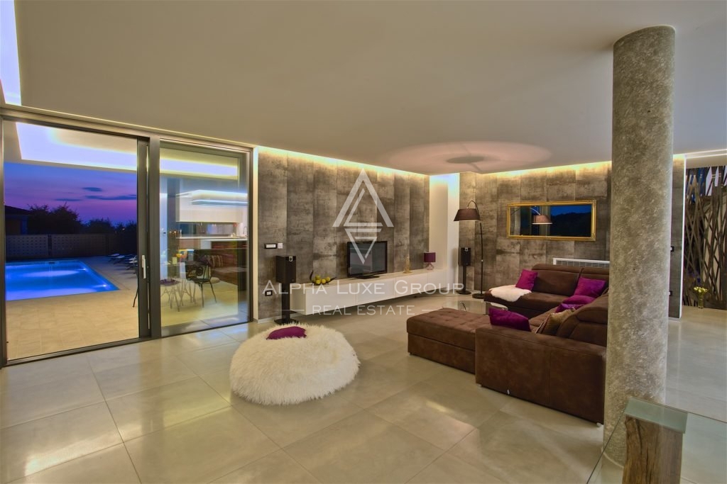 Moderna villa di lusso con vista panoramica sul mare, Visignano, ISTRIA