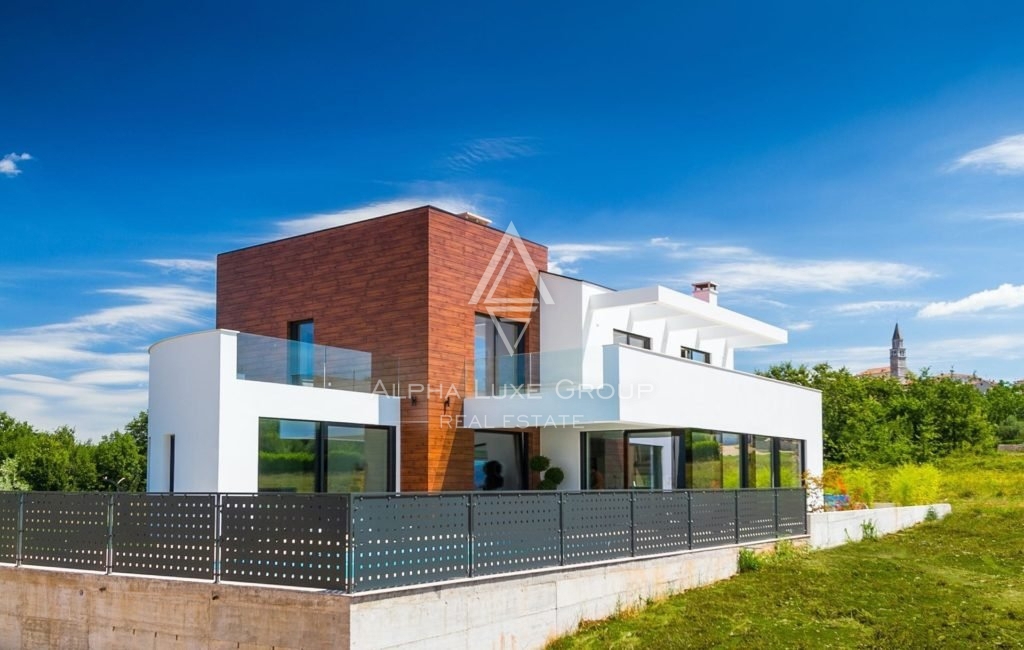 Moderna villa di lusso con vista panoramica sul mare, Visignano, ISTRIA