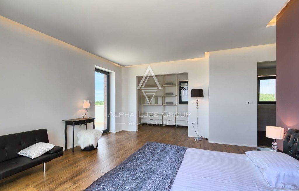 Moderna villa di lusso con vista panoramica sul mare, Visignano, ISTRIA