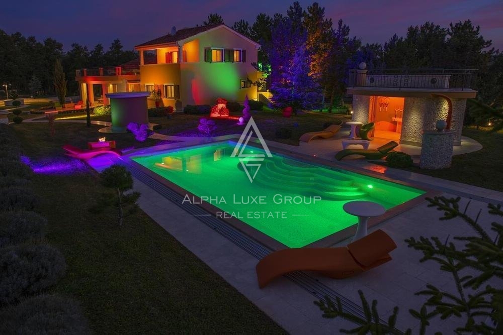 Žminj, Istria: Villa di lusso serena con ampio giardino