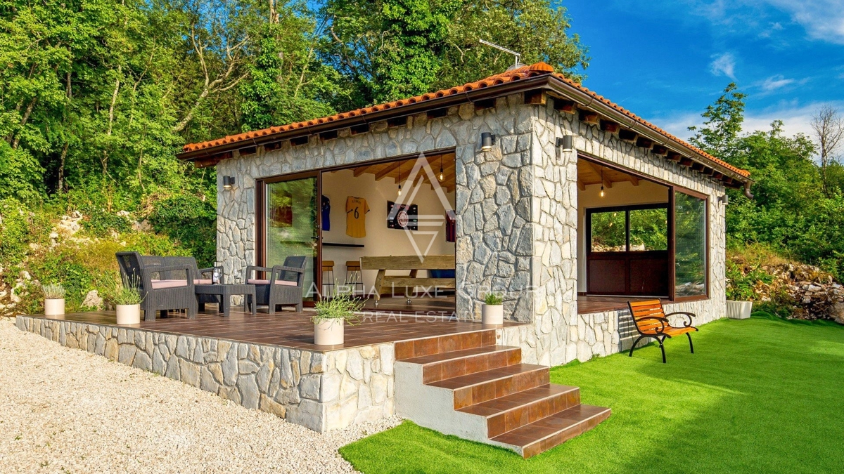 Casa rustica in pietra con piscina, Istria, Tinjan