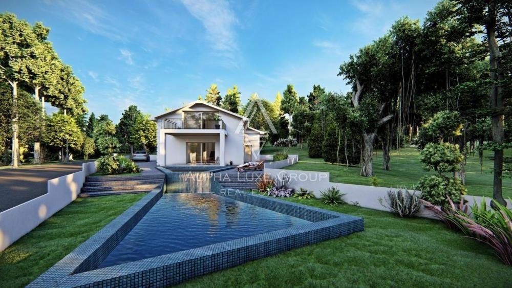 Bella casa con piscina e vista mare, Kvarner, Opatija