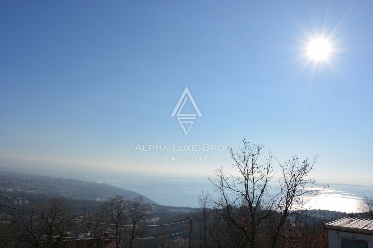 ALPHA LUXE GROUP in vendita, casa con vista panoramica sul mare e sulle isole, casa con due appartamenti, OPATIJA