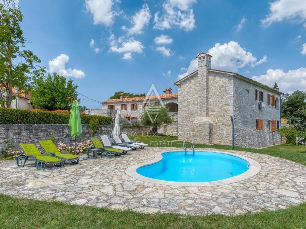 Splendida villa di lusso con piscina, ISTRIA, Tinjan