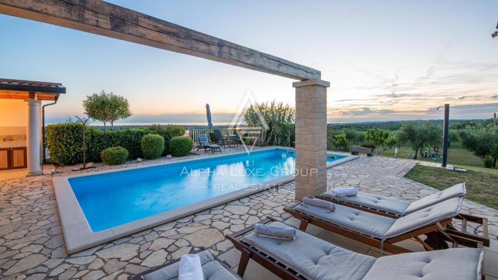 Visignano, Istria – Villa di lusso con vista panoramica