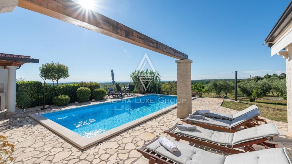 Visignano, Istria – Villa di lusso con vista panoramica