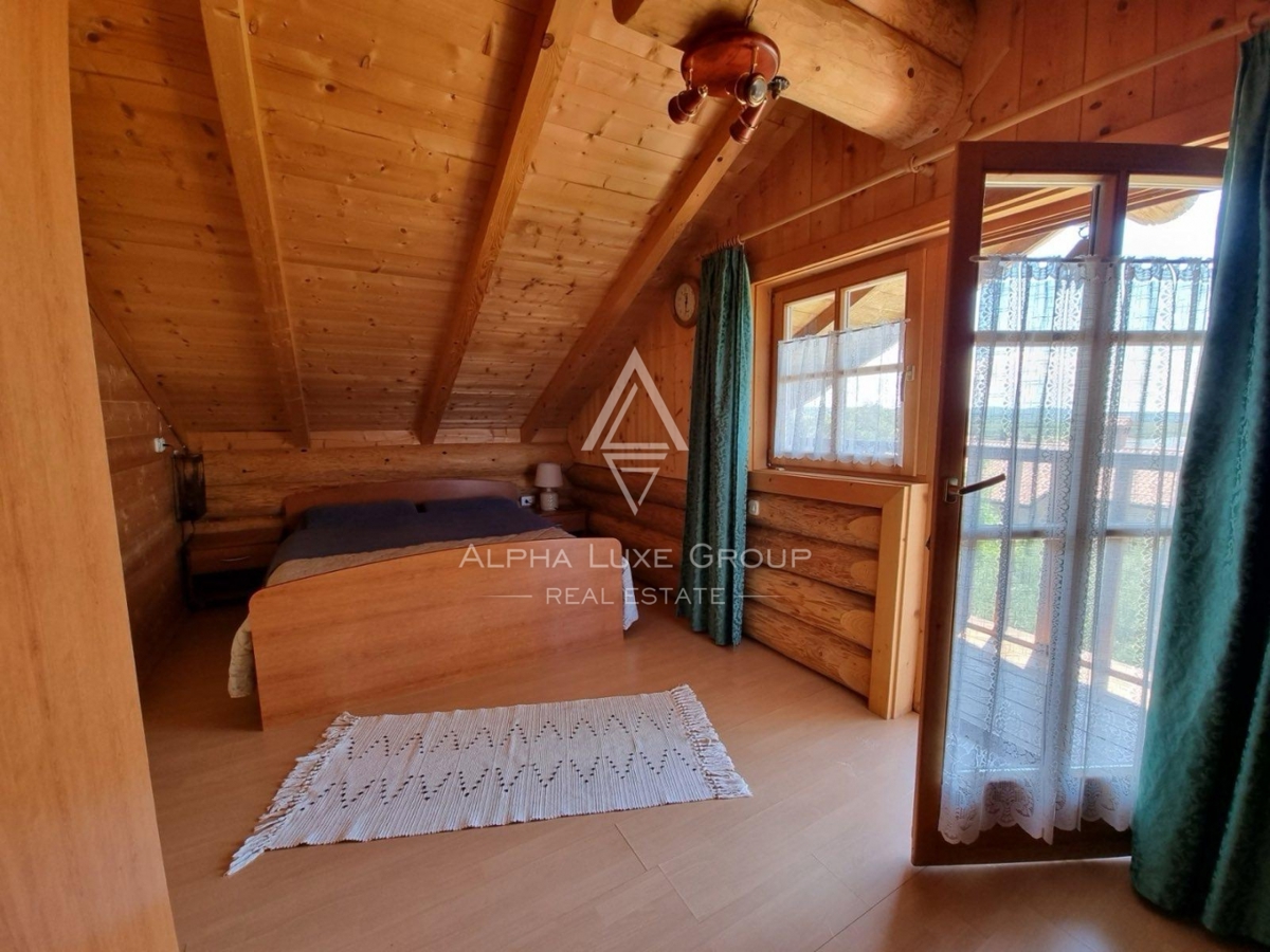 Poreč, Istria: Casa con vista mare e grande giardino