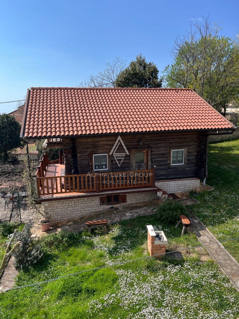 Poreč, Istria: Casa con vista mare e grande giardino
