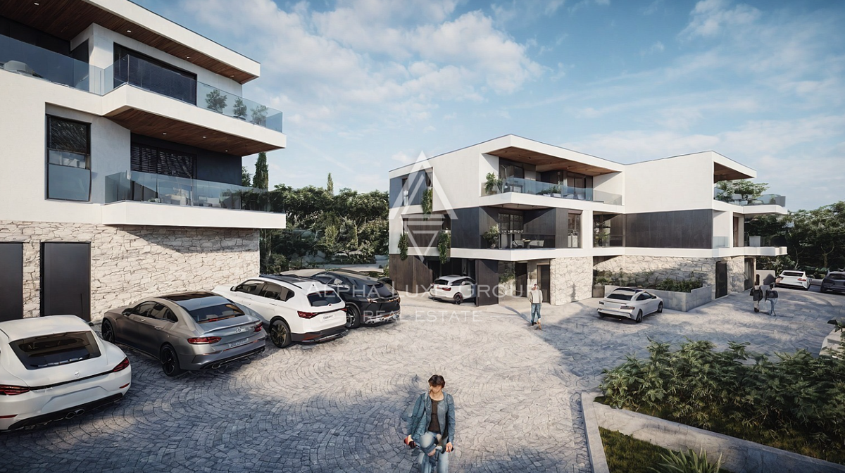 Pola, Istria: Attico nuovo con 3 camere e terrazza