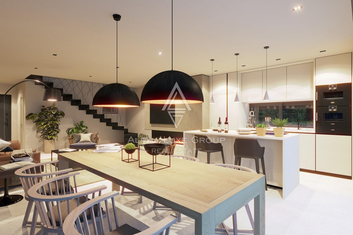 Tinjan, Istria: Villa in pietra con piscina e vista