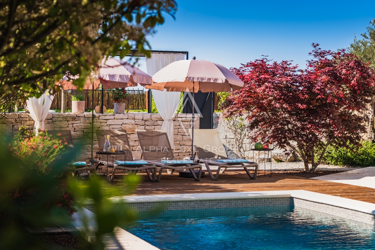 Kanfanar, Istria: Elegante villa in pietra ristrutt.