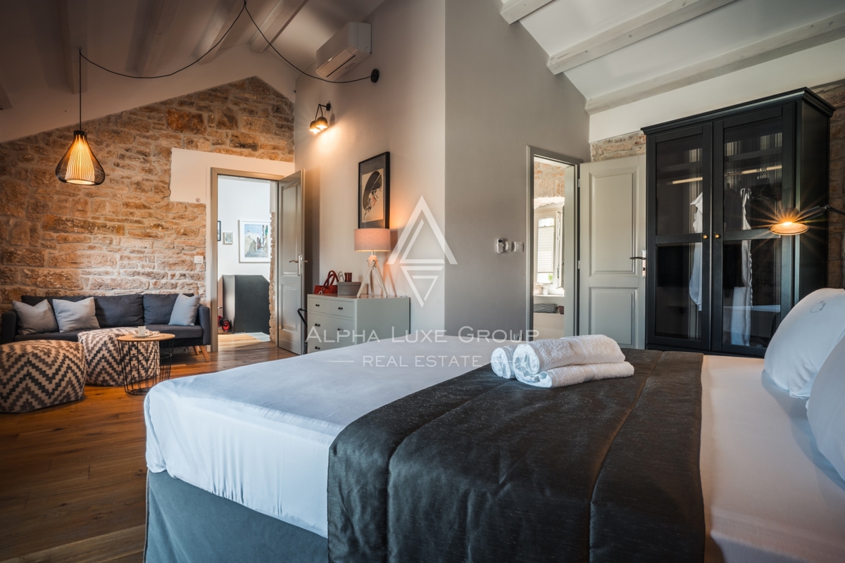 Kanfanar, Istria: Elegante villa in pietra ristrutt.