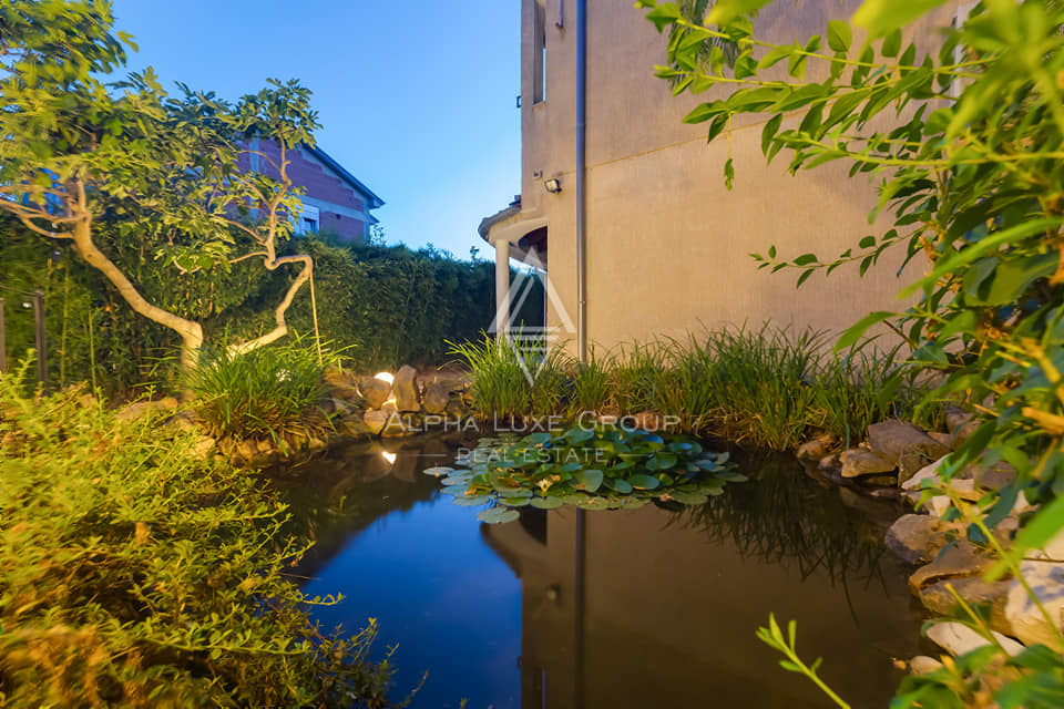 Istria, Poreč: Casa moderna con piscina e mare