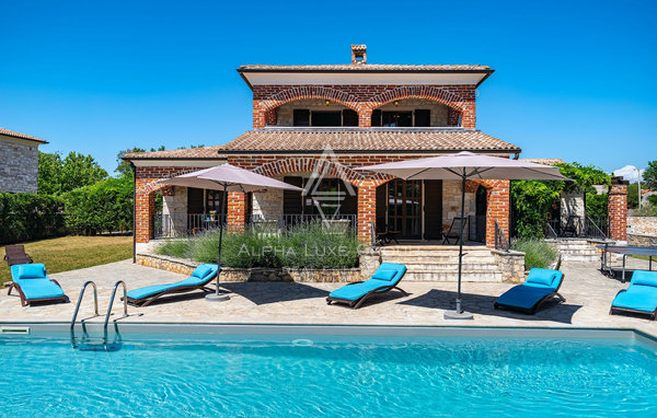 Istria, Višnjan: Villa in pietra con piscina e privacy