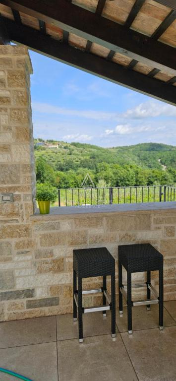 Istria, Momjan: Villa di lusso con vista panoramica