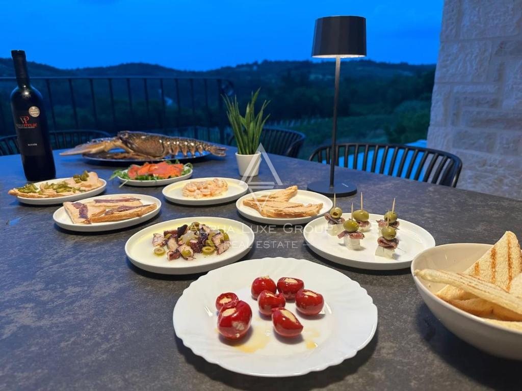 Istria, Momjan: Villa di lusso con vista panoramica