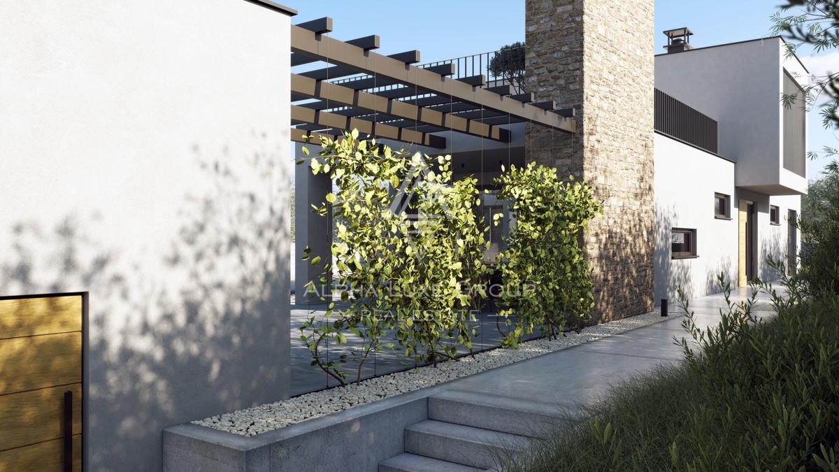 Istria, Kanfanar – Ville moderne con vista mare