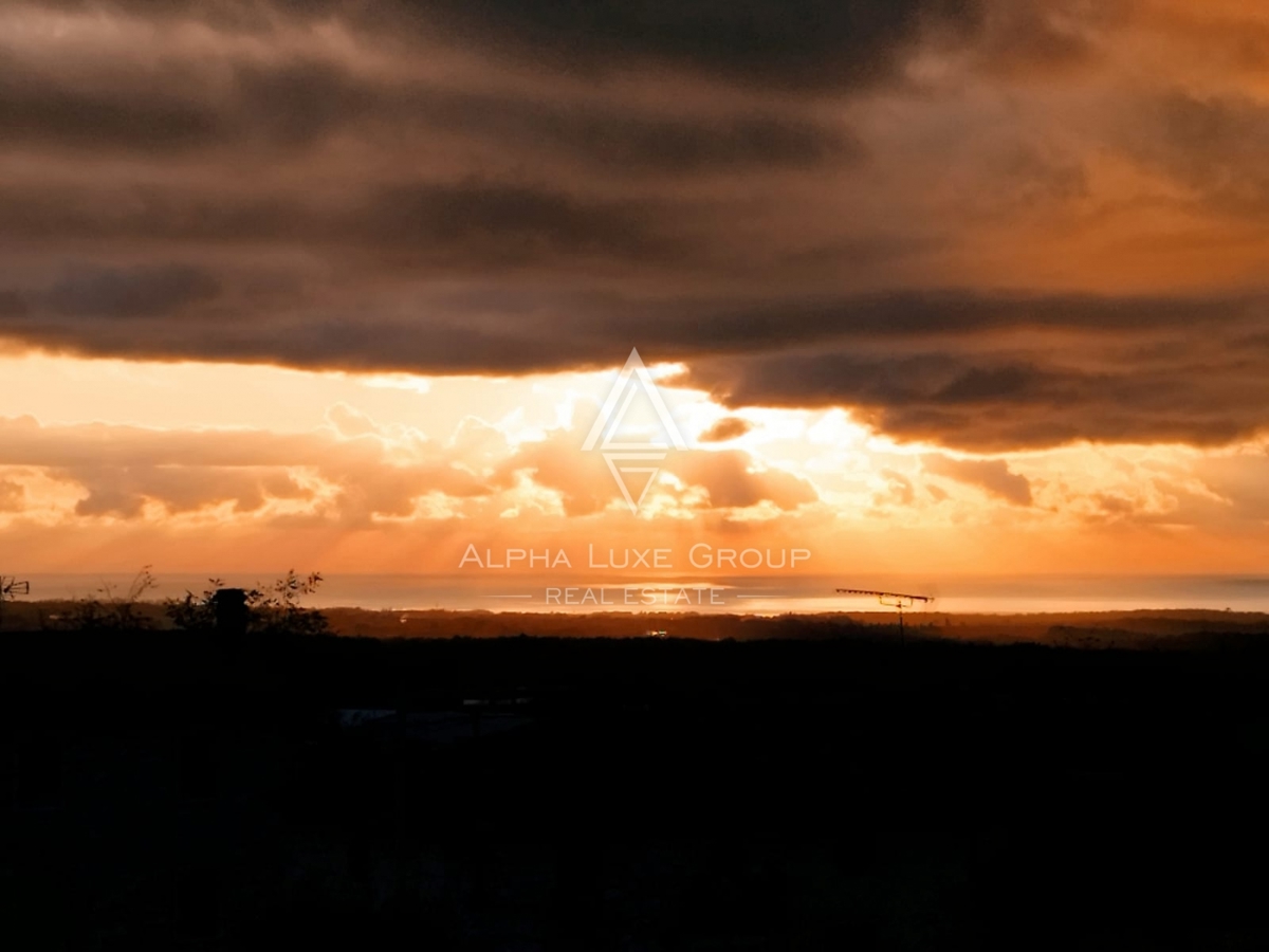 Istria, Poreč: Villa in pietra vista mare