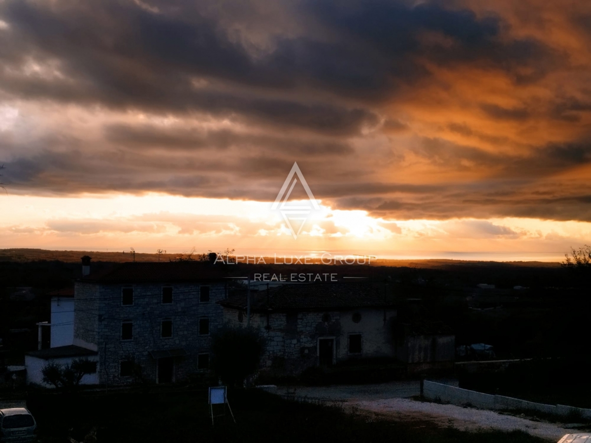 Istria, Poreč: Villa in pietra vista mare