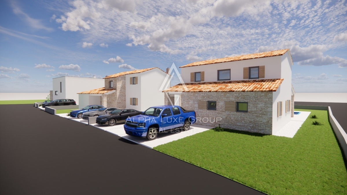 Istria, Poreč - Nuova costruzione di casa con piscina