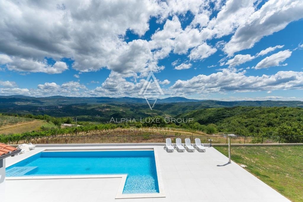 Istria, Buzet: Villa incantevole con viste mozzafiato