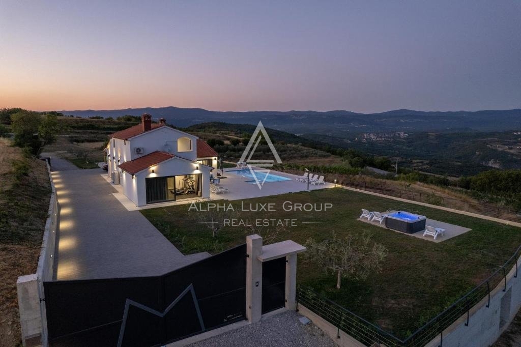 Istria, Buzet: Villa incantevole con viste mozzafiato