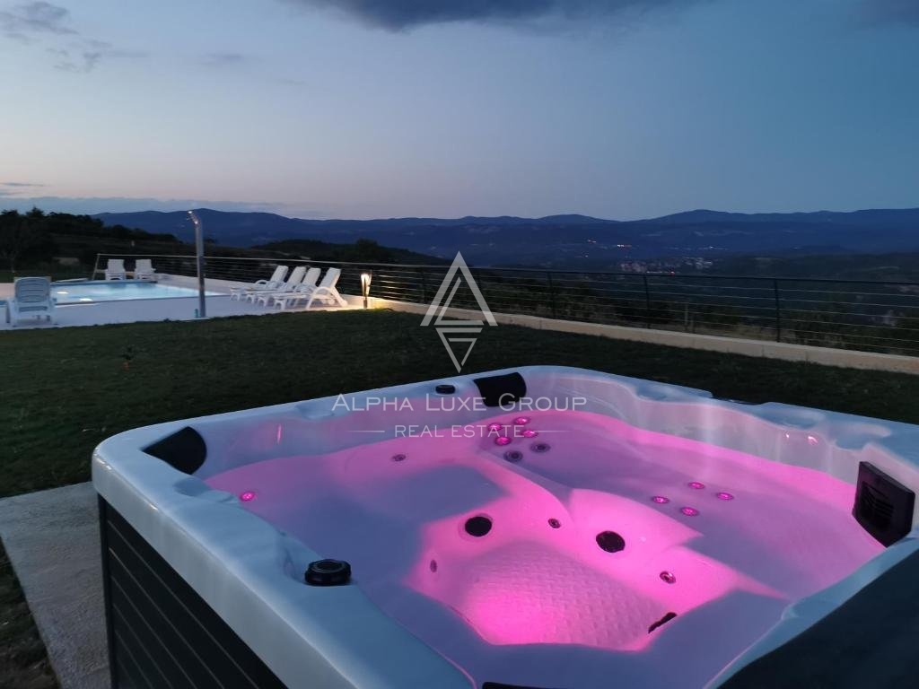 Istria, Buzet: Villa incantevole con viste mozzafiato