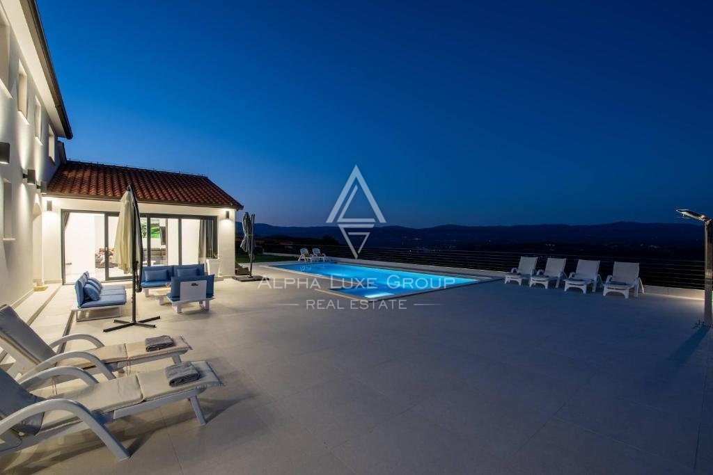 Istria, Buzet: Villa incantevole con viste mozzafiato