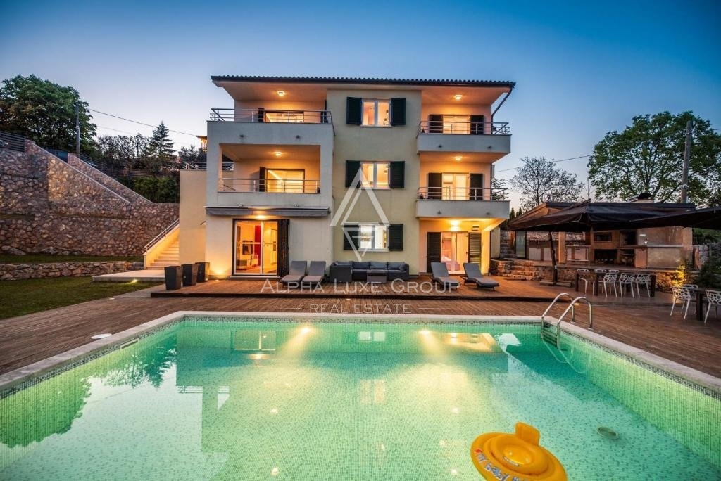Opatija: Villa mozzafiato con vista mare