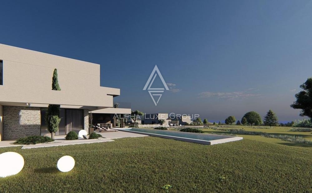 Villa moderna con piscina in costruzione, Istria, Poreč