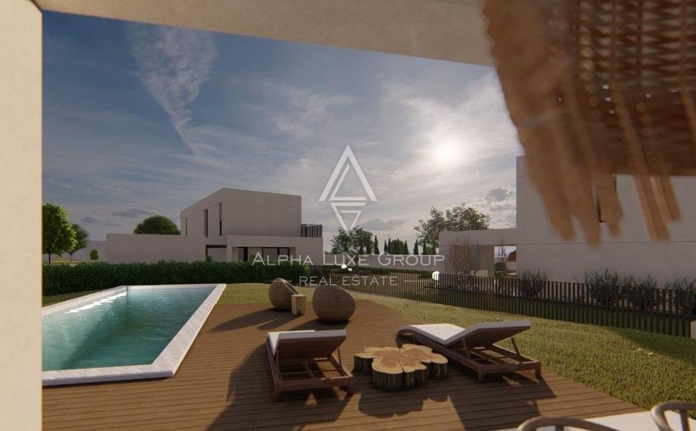 Villa moderna con piscina in costruzione, Istria, Poreč
