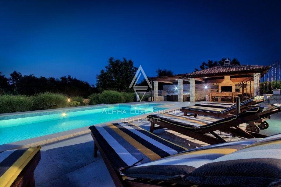 Bella villa con piscina, istria, svetvinčenat