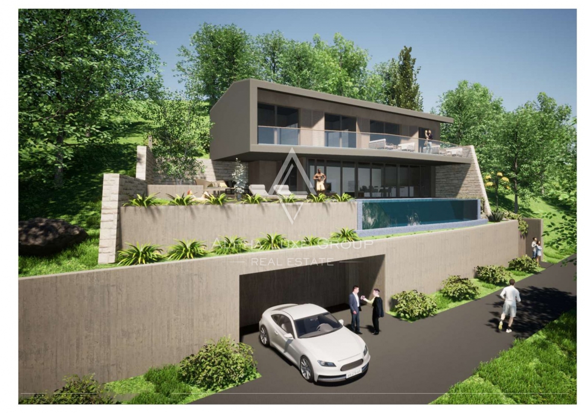 Istria, Krasica – Villa esclusiva con piscina e vista mozzafiato in vendita