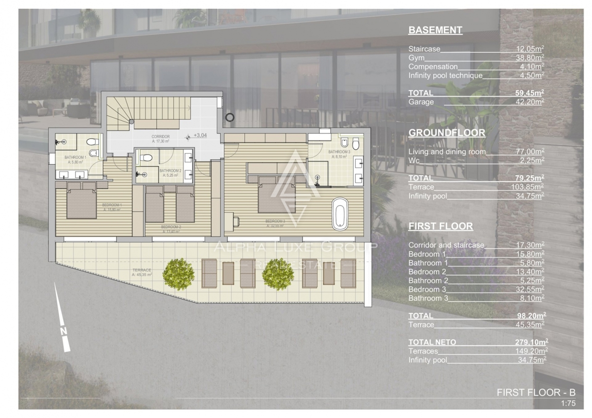 Istria, Krasica – Villa esclusiva con piscina e vista mozzafiato in vendita