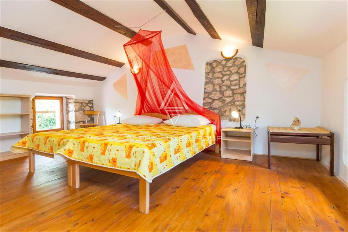 Labin, Istria: Casa romantica in pietra in luogo tranquillo