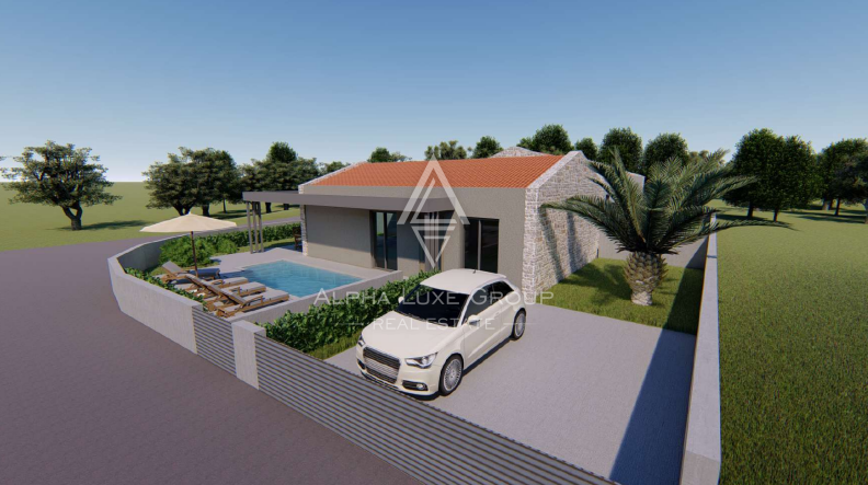 Istria, Vižinada – Villa moderna con due piscine