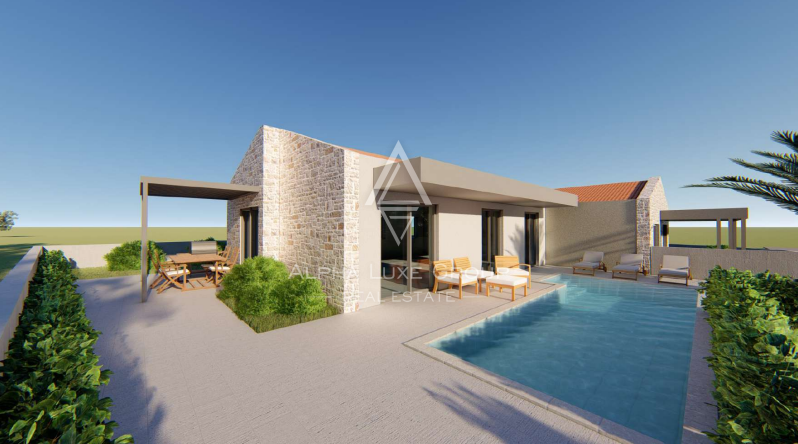 Istria, Vižinada – Villa moderna con due piscine