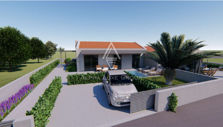 Istria, Vižinada – Villa moderna con due piscine