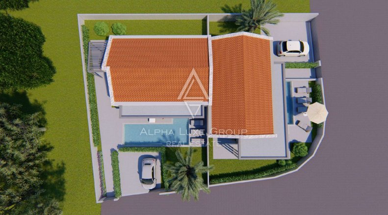 Istria, Vižinada – Villa moderna con due piscine