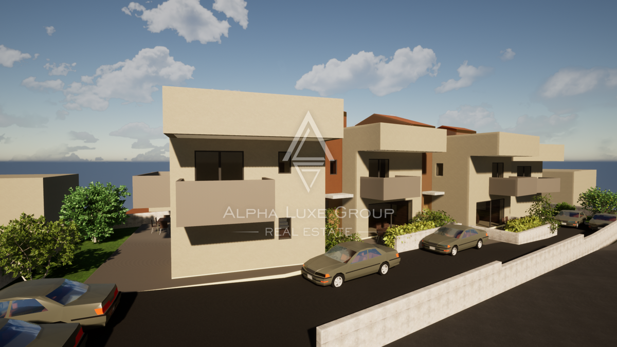 Istria, Umag: Terreno edificabile 80 m mare permesso