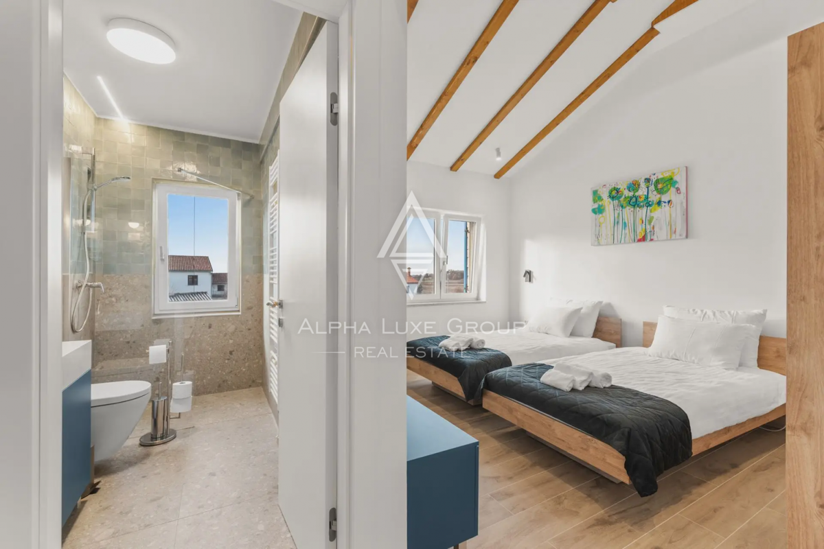 Istria, Višnjan: Villa moderna di lusso con vista