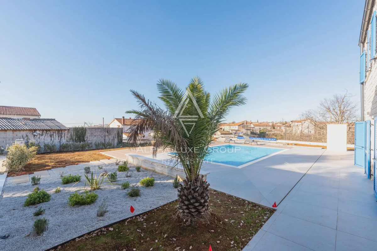 Istria, Višnjan: Villa moderna di lusso con vista