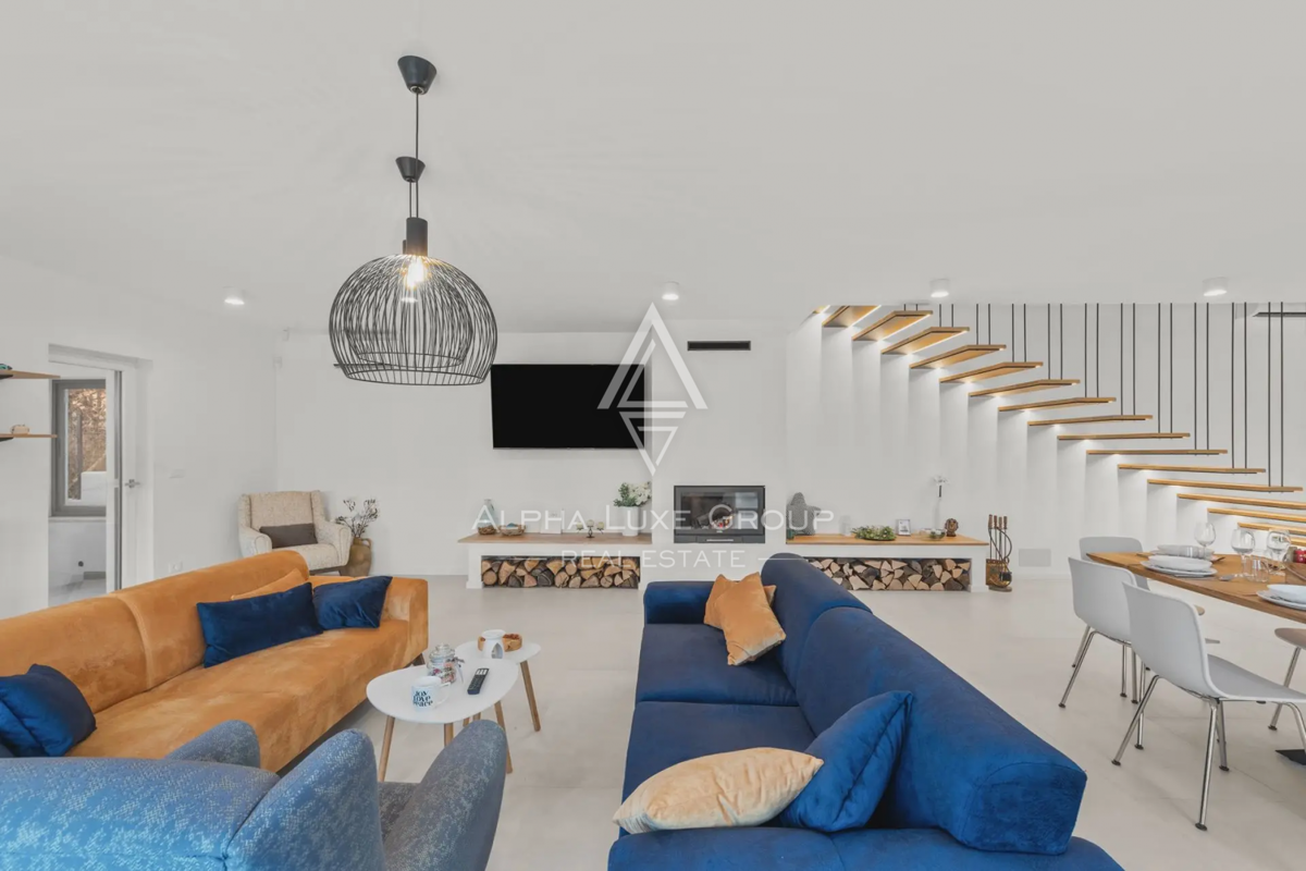 Istria, Višnjan: Villa moderna di lusso con vista