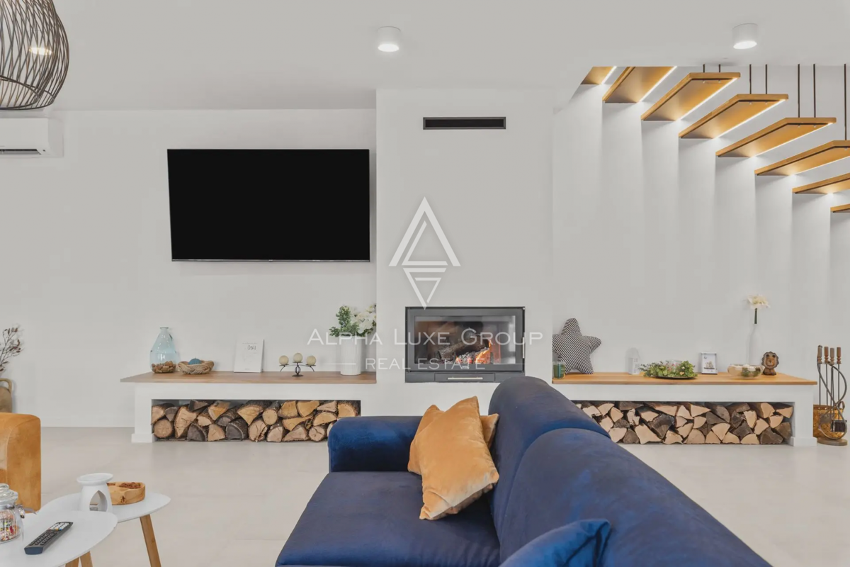 Istria, Višnjan: Villa moderna di lusso con vista