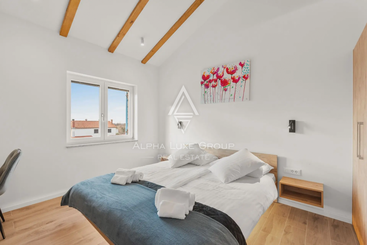 Istria, Višnjan: Villa moderna di lusso con vista