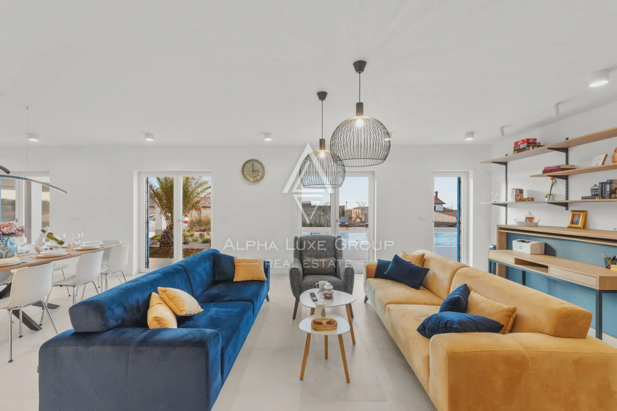 Istria, Višnjan: Villa moderna di lusso con vista