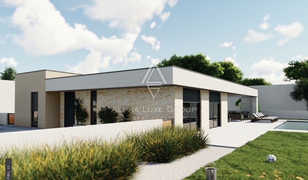 Villa moderna con piscina, in costruzione, Istria, Labin