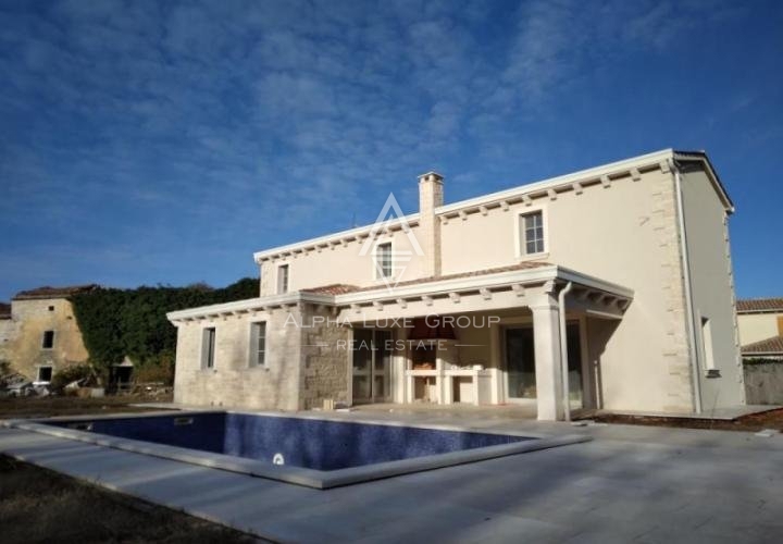 Bella casa di pietra con piscina, istria, barban